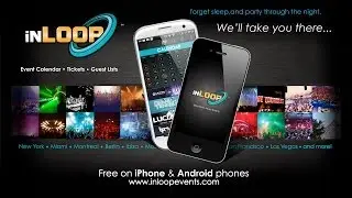 inLOOP Events app - (FREE) Find Parties Near You Anywhere, Anytime & More!