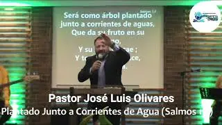 Plantado Junto a Corrientes de Agua (Salmos 1:3) Predicación Pastor José Luis Olivares