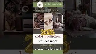 2026 Color Prediction  #budgetmakeover #aestheticroomdecor #architecturedesign
