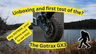 The Gotrax GX3 Delivery, Unboxing, and Road Test