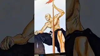 Drawing Ikkaku Madarame #Bleach #anime #animeart #manga #copicmarkers #art