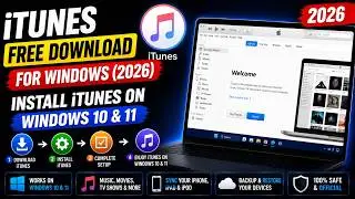 iTunes FREE Download for Windows (2026) | Install iTunes on Windows 10 & 11
