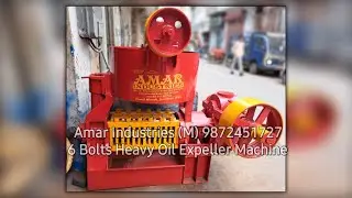 New model of 6 Bolts Heavy Oil Expeller Machine Kholu From AMAR INDUSTRIES  #youtubeshorts #shorts