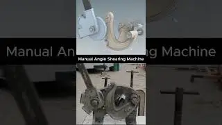 Manual Angle Shearing Machine  #machine #mechanism #mechanic #engineer #3ddesign #mechanical