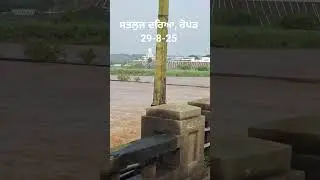 Satluj River Ropar on 29-8-2025 #punjabfloods #punjab #punjabnews #punjabinews #ropar #floods