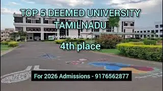 Top 5 Deemed Universities | 2026 Admissions | Call or DM#SRM #VIT #Amrita #Kalasalingam #SASTRA