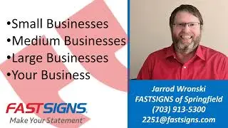 SportsAnnouncing.com - FASTSIGNS 15 Second Elevator Pitch
