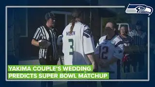 Yakima couple's wedding predicts Super Bowl LX matchup