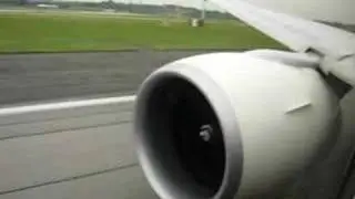 PIA Boeing 777 Take off from Manchester to JFK roaring engines