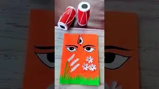Durga Puja card making/Happy durga puja 2023#viral#trending #ytshorts#shorts#durgapuja#navratri#diy