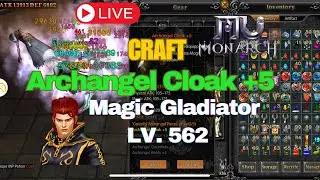 MU MONARCH SEA - Craft - Archangel Cloak +5 #mmorpg #mu #mumonarch