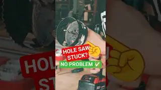 The BEST Hole Saw HACK for EASY Removal