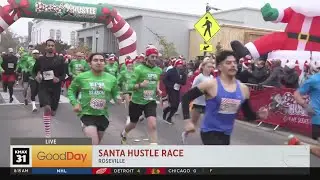 Dress up for the Santa Hustle Race in Roseville!