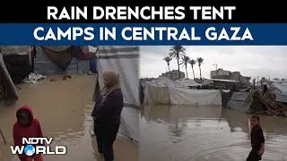 Rain Drenches Tent Camps In Central Gaza As Winter Storm Continues In The War-battered Enclave