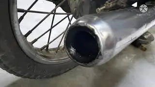 Removing muffler Rx135 raw sound #rx100 chamber sound