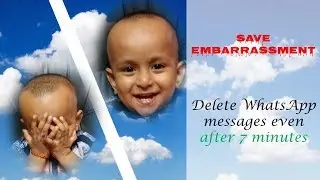 How to Delete whatsapp message after one hour (68 mins)