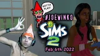 Back to the Sims 2   Sims 2 Gaming Livestream Feb 6th 2022   Joe Winko