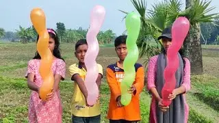 outdoor fun with Rocket Balloon and learn colors for kids by I kids Episode -05.