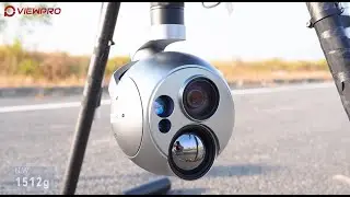 Q40TIRM-HD Gimbal Camera 40X Optical Zoom Triple Sensors HD Super Visible Thermal 5km LRF
