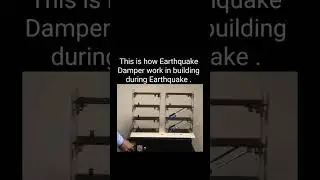 Science behind Earthquake Damper  #expandyourknowledge #explain science #earthquake dumper