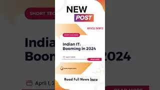 Indian IT: Booming in 2024 | #tieple #engineeringjobsindia #fresherjobs
