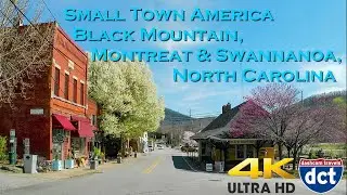 Small Town America - Dash Cam Drive in Black Mountain, Montreat & Swannanoa, North Carolina