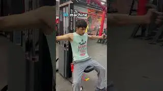 Only warmup set on 🦋 machine #rap #trap #motivation #chest #love #gym #chestday