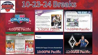 10-23 Crusade, Big League KIDS BREAK!, Pro Debut, TC Platinum, Topps Chrome NBA, and Phoenix NBA