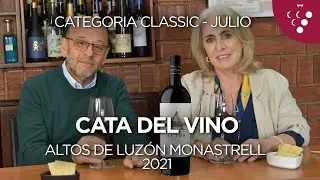 Cata del vino Altos de Luz&oacute;n Monastrell 2021 - vino de Julio ( membres&iacute;a Classic)