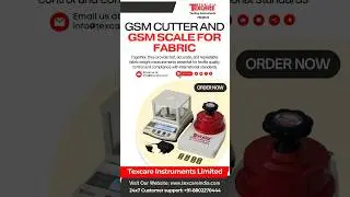 GSM Cutter and GSM Scale for Fabric | ISO 3801, ISO 7211-5, ASTM D3776, ASTM D1907 | 2025 QC