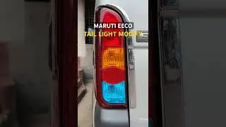MARUTI EECO TAIL LIGHT MODIFY ✨ #eeco #eecomodified #eeco2025