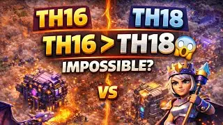 TH16 Defeats TH18 😱 | Insane Attack | Clash of Clans