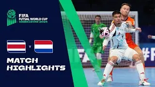 HIGHLIGHTS: Costa Rica v Netherlands | FIFA Futsal World Cup Uzbekistan 2024