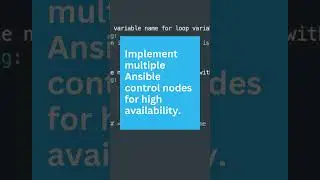 Ansible for High Availability  #ansible #high #available