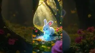 Magic Bunny Finds a Glowing Diamond | Fantasy Short أرنب سحري يكتشف ماسة متوهجة | قصة خيالية قصير