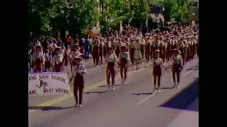 1985 Hurricane High School Marching Band @  50th Annual West Virginia Band Festival Parade