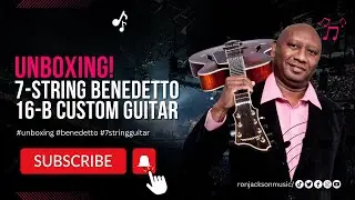 Unboxing! 7-String Benedetto 16-B Custom Guitar #unboxing #benedetto #7stringguitar