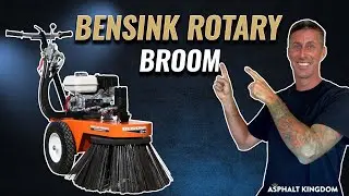 Asphalt Surface Prep Equipment Highlight: Bensink Rotary Broom with Hydraulic Drive
