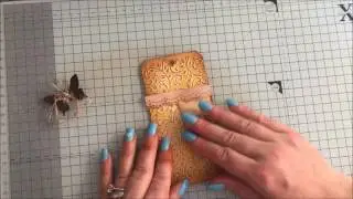 Embossed Tag Tutorial no 1