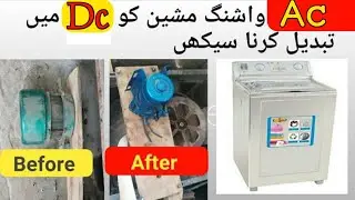 How to install Dc motor in Washing machine //Steel body washing machine