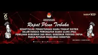RAPAT PLENO TERBUKA PSU PILKADA 2024 KAB.BIAK NUMFOR