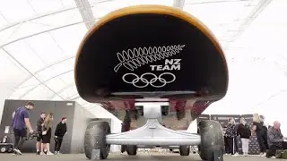 New Zealand Olympic team want Kiwis to come up with name for 12-metre long skateboard