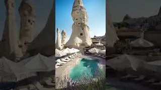 Stay at the Cave hotel Cappadocia #travelgoals #cappadocia #turkey