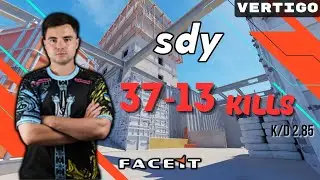CSGO POV sdy (37-13) Vertigo 𝙒𝙞𝙣 (16-11) / Faceit 12.07.2023