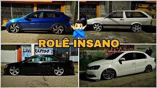 XJ6 ROSA ARRASTOU O ROLÊ NOTURNO COM MUITO CARRO BAIXO