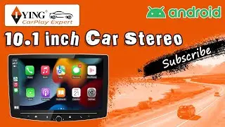 10 inch knob bobber How to connect your phone to CarPlay?Main interface show!#iying #car #caraudio