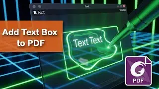 Как добавить текстовые поля в PDF-документ в редакторе Foxit PDF