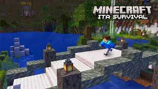HO COSTRUITO un PONTE DI LEGNO BIANCO! | Minecraft ITA Survival #103