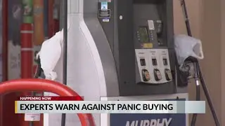Experts warn against panic buying gas