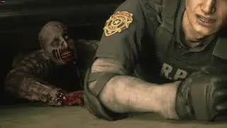 Resident Evil 2 4k Gameplay with Vega64 HBCC ON 12GB+ memory usage